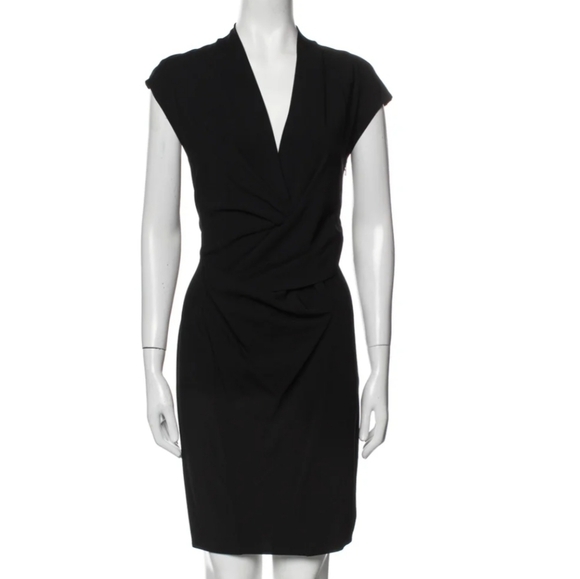 Helmut Lang Knee Length Dress, Black Size 0 - Picture 1 of 16